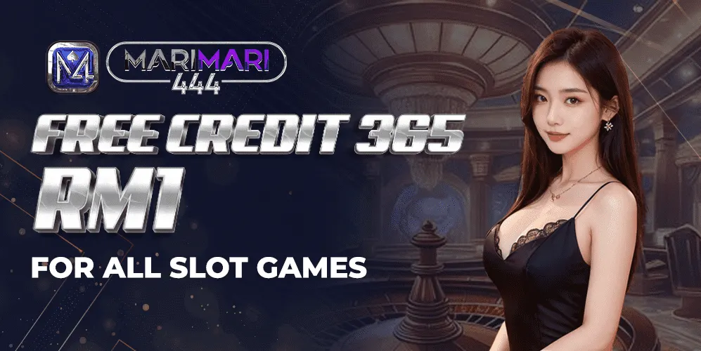 Marimari444 Banner Free credit RM1 for slots.