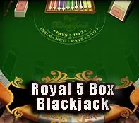 Royal 5 Box Blackjack — game at Marimari444